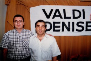 1996 04 26   Valdi Camarcio em festa do cand. Luis Cesar na ASCOM.