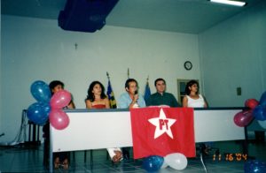Luis Cesar Bueno e dirigentes políticos em Paranaiguara 2