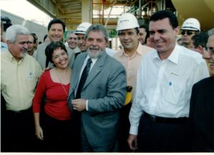2004  Presidente Lula e Deputado Luis Cesar visita COMIGO