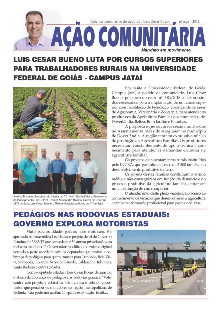 JORNAL INTERIOR MARÇO SUDOESTE GOIANO Página 1